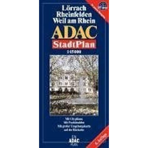 Adac Stadtplan Lörrach / Weil Am Rhein 1 : 12 500: Mit Inzlingen, Rümmingen Und Wittlingen. Mit Cityplan, Rad- Und Wanderwegen, Postleitzahlen. Mit Großer Umgebungskarte