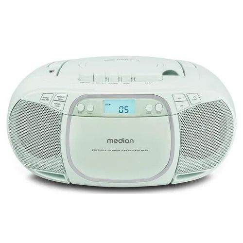 Radio CD - MEDION - FM - 2x2,2W RMS - Vert