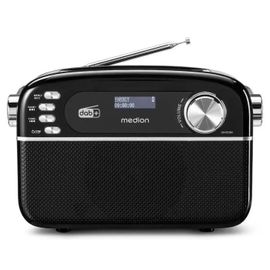 Radio Rétro - MEDION - DAB/FM - Mono 2,5W RMS - Noir