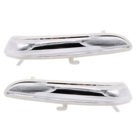 Clignotant De Rétroviseur Pour Peugeot, 2 Pièces, Aile De Porte De Voiture, Lentille D'indicateur De Tournant, Pour Modèles 208, 2008, 2012, 2017, 1607512580, 1607512580