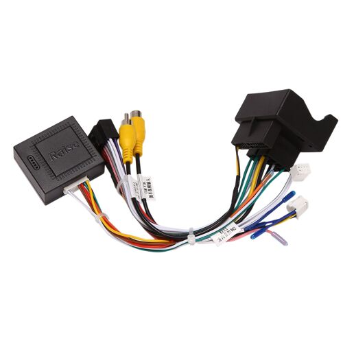 Adaptateur De Faisceau De Câbles D'alimentation Android, Audio Stéréo 16 Broches, Boîte Canbus Pour Peugeot 3008/2008/Citroën C4/C3 Xr/C5/Ds6