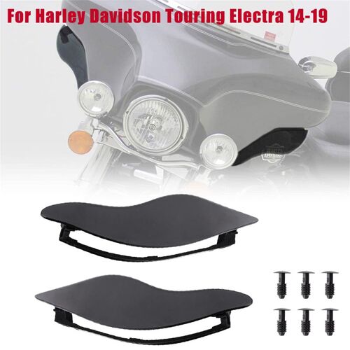 Déflecteurs D'air Pour Harley Davidson Touring Electra/Street/Tri Glide Cvo 14-19, 2 Pièces, Ailes Latérales, Couvercle De Carénage De Pare-Brise