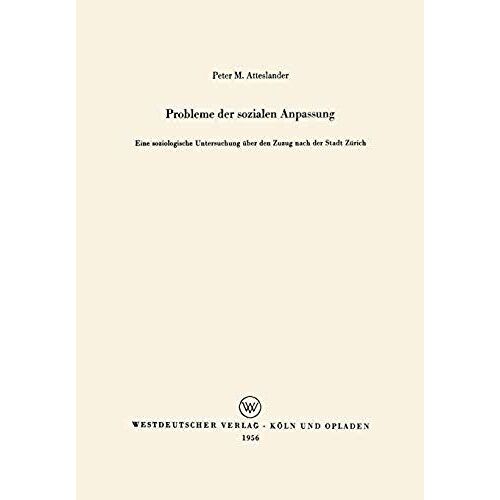 Probleme Der Sozialen Anpassung