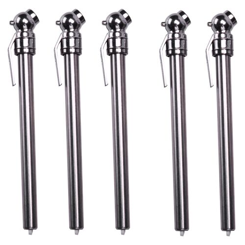 Manomètre 5-50 Universel Pour Pneu, Pour Voiture, Moto, Vélo, 5 Paquets