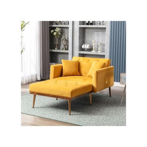 Fauteuil De Style Moderne, Dossier Réglable Fauteuil Caramel, Canapé Pliant (Mango)
