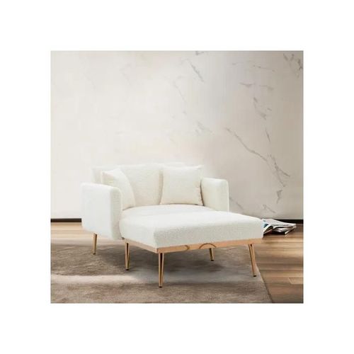 Fauteuil De Style Moderne, Dossier Réglable Chaise Caramel, Convient Pour Le Salon, La Chambre, Le Bureau (Type Réaction)