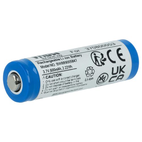 vhbw Batterie remplacement pour Carrera 370800053 pour voitures de course (600mAh, 3,7V, Li-ion)