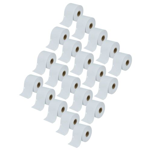 vhbw 20x Rouleau d'étiquettes 62mm x 106mm (250 étiquettes) compatible avec Dymo LabelWriter 450, 400 Twin Turbo, 450 Duo étiqueteuse