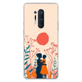 Coque En Silicone - Compatible Oneplus 8 Pro - Design Souffle De Tendresse