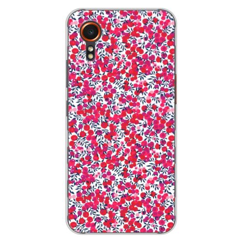 Coque En Silicone - Compatible Samsung Galaxy Xcover 7 - Design Liberty Wiltshire Rouge