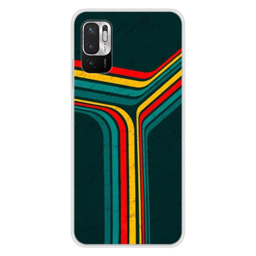 Coque En Silicone - Compatible Xiaomi Redmi Note 10, Xiaomi Redmi Note 10s - Design Retro Lines