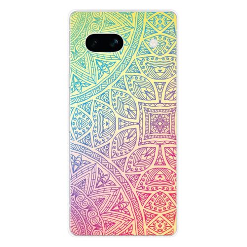 Coque En Silicone - Compatible Google Pixel 7a - Design Mandala Pastel