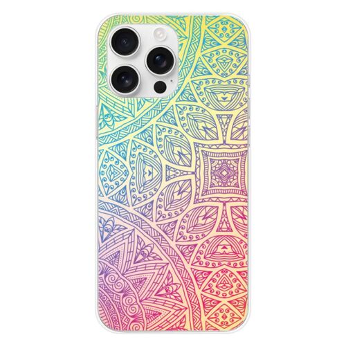 Coque En Silicone - Compatible Apple Iphone 16 Pro Max - Design Mandala Pastel
