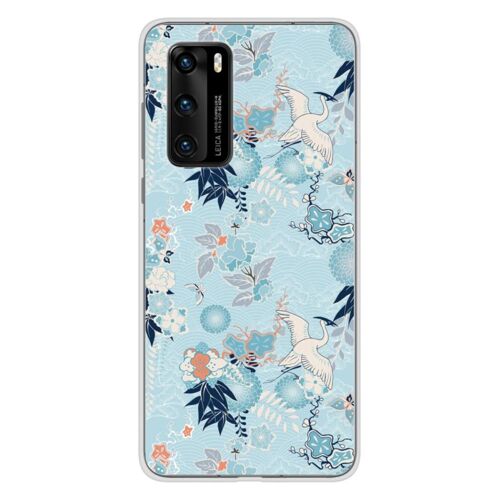 Coque En Silicone - Compatible Huawei P40 - Design Kimono