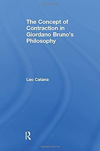 The Concept Of Contraction In Giordano Bruno's Philosophy
