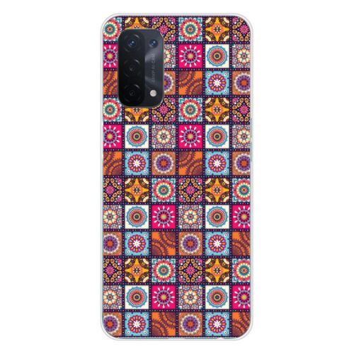 Coque En Silicone - Compatible Oppo A54 5g - Design Patchwork Mandala