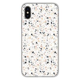 Coque En Silicone - Compatible Apple Iphone Xs Max - Design Terrazzo Color