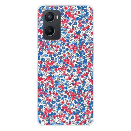 Coque En Silicone - Compatible Oppo A76 - Design Liberty Wiltshire Bleu