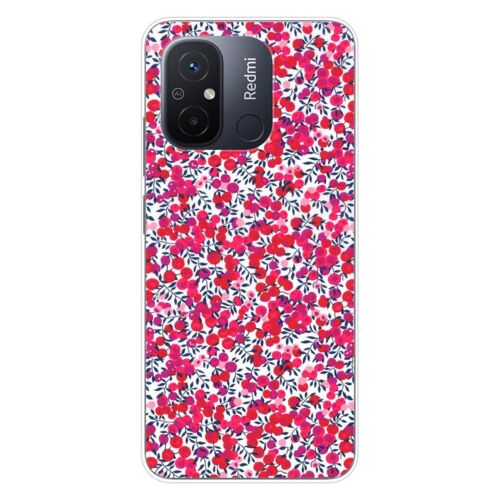 Coque En Silicone - Compatible Xiaomi Redmi 12c, Xiaomi Redmi 11a - Design Liberty Wiltshire Rouge