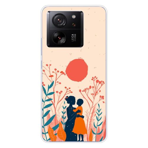Coque En Silicone - Compatible Xiaomi 13t - Design Souffle De Tendresse