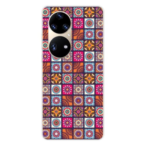 Coque En Silicone - Compatible Huawei P50 Pro - Design Patchwork Mandala