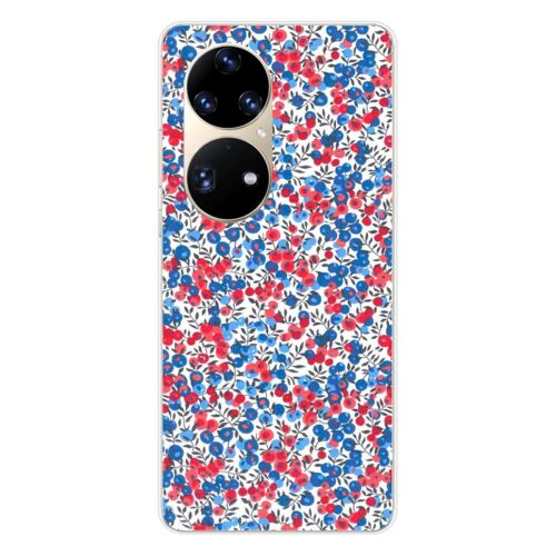 Coque En Silicone - Compatible Huawei P50 Pro - Design Liberty Wiltshire Bleu