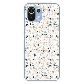 Coque En Silicone - Compatible Xiaomi Mi 11 - Design Terrazzo Color