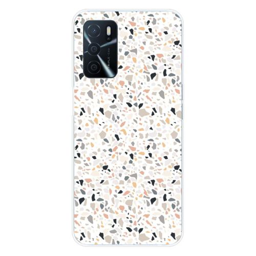 Coque En Silicone - Compatible Oppo A16 - Design Terrazzo Color