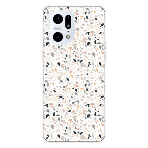 Coque En Silicone - Compatible Oppo Find X5 Pro - Design Terrazzo Color