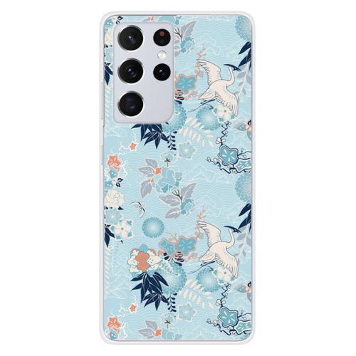 Coque En Silicone - Compatible Samsung Galaxy S21 Ultra - Design Kimono