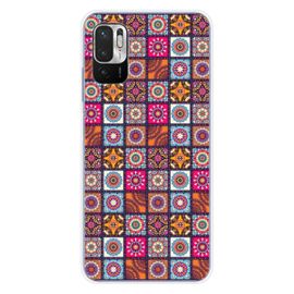 Coque En Silicone - Compatible Xiaomi Redmi Note 10 5g - Design Patchwork Mandala