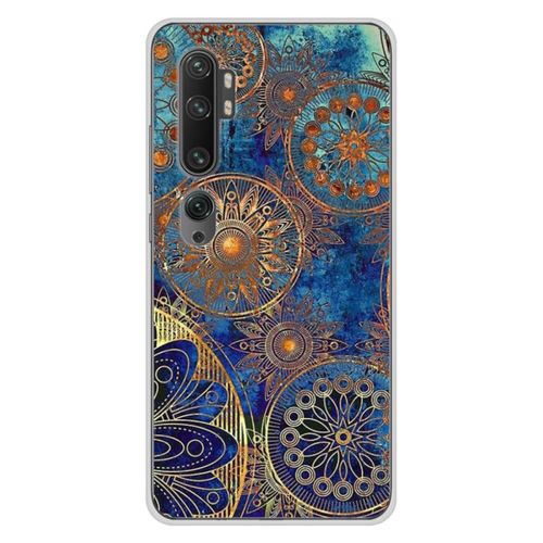 Coque En Silicone - Compatible Xiaomi Mi Note 10, Xiaomi Mi Note 10 Pro - Design Mandalla Bleu