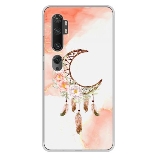 Coque En Silicone - Compatible Xiaomi Mi Note 10, Xiaomi Mi Note 10 Pro - Design Dreamcatcher Lune
