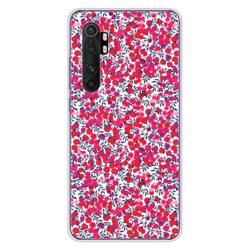 Coque En Silicone - Compatible Xiaomi Mi Note 10 Lite - Design Liberty Wiltshire Rouge