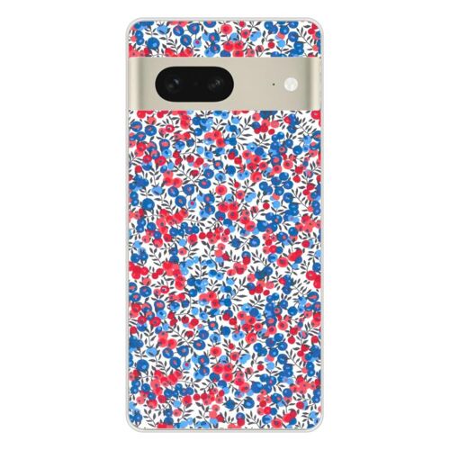 Coque En Silicone - Compatible Google Pixel 7 - Design Liberty Wiltshire Bleu