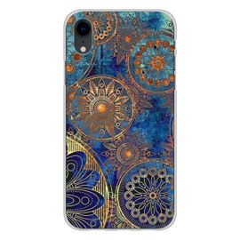 Coque En Silicone - Compatible Apple Iphone Xr - Design Mandalla Bleu