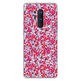 Coque En Silicone - Compatible Oneplus 8 Pro - Design Liberty Wiltshire Rouge