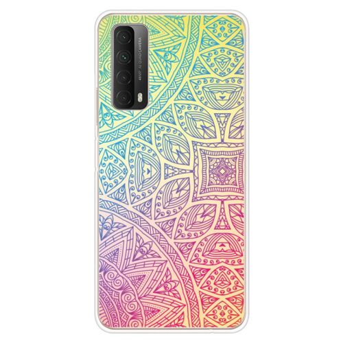 Coque En Silicone - Compatible Huawei P Smart 2021 - Design Mandala Pastel