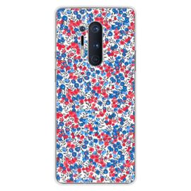 Coque En Silicone - Compatible Oneplus 8 Pro - Design Liberty Wiltshire Bleu