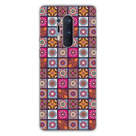 Coque En Silicone - Compatible Oneplus 8 Pro - Design Patchwork Mandala