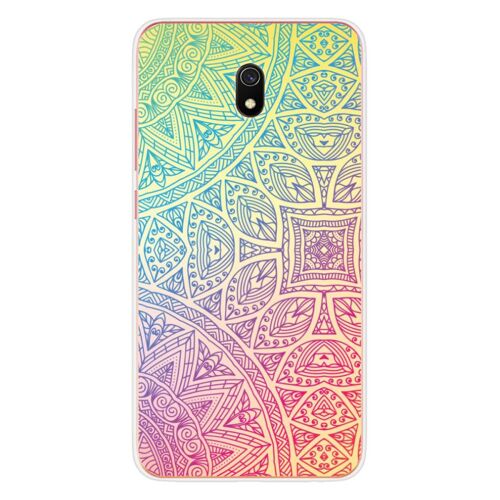 Coque En Silicone - Compatible Xiaomi Redmi 8a - Design Mandala Pastel