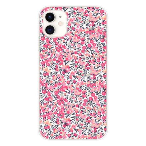 Coque En Silicone - Compatible Apple Iphone 11 - Design Liberty Wiltshire Rose
