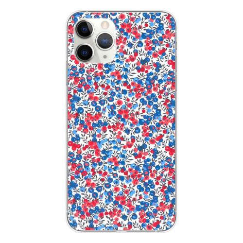 Coque En Silicone - Compatible Apple Iphone 11 Pro - Design Liberty Wiltshire Bleu