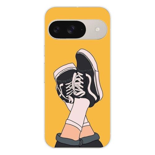 Coque En Silicone - Compatible Google Pixel 9 - Design Sneakers