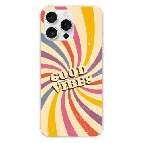 Coque En Silicone - Compatible Apple Iphone 16 Pro Max - Design Good Vibes