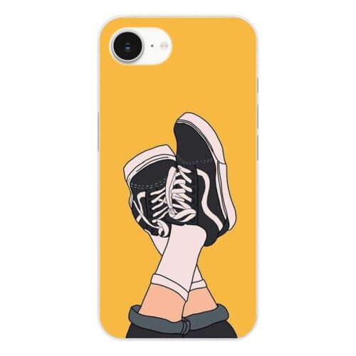 Coque en silicone - Compatible Apple iPhone 16e - design sneakers