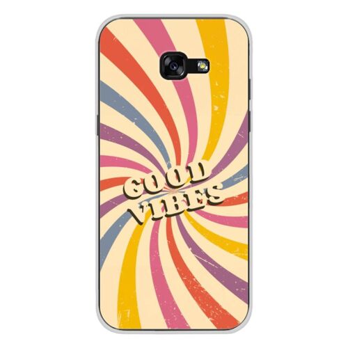 Coque En Silicone - Compatible Samsung Galaxy A3 2017 - Design Good Vibes