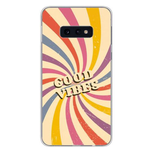 Coque En Silicone - Compatible Samsung Galaxy S10e - Design Good Vibes
