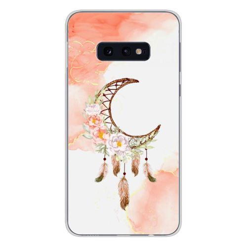 Coque En Silicone - Compatible Samsung Galaxy S10e - Design Dreamcatcher Lune