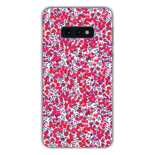 Coque En Silicone - Compatible Samsung Galaxy S10e - Design Liberty Wiltshire Rouge